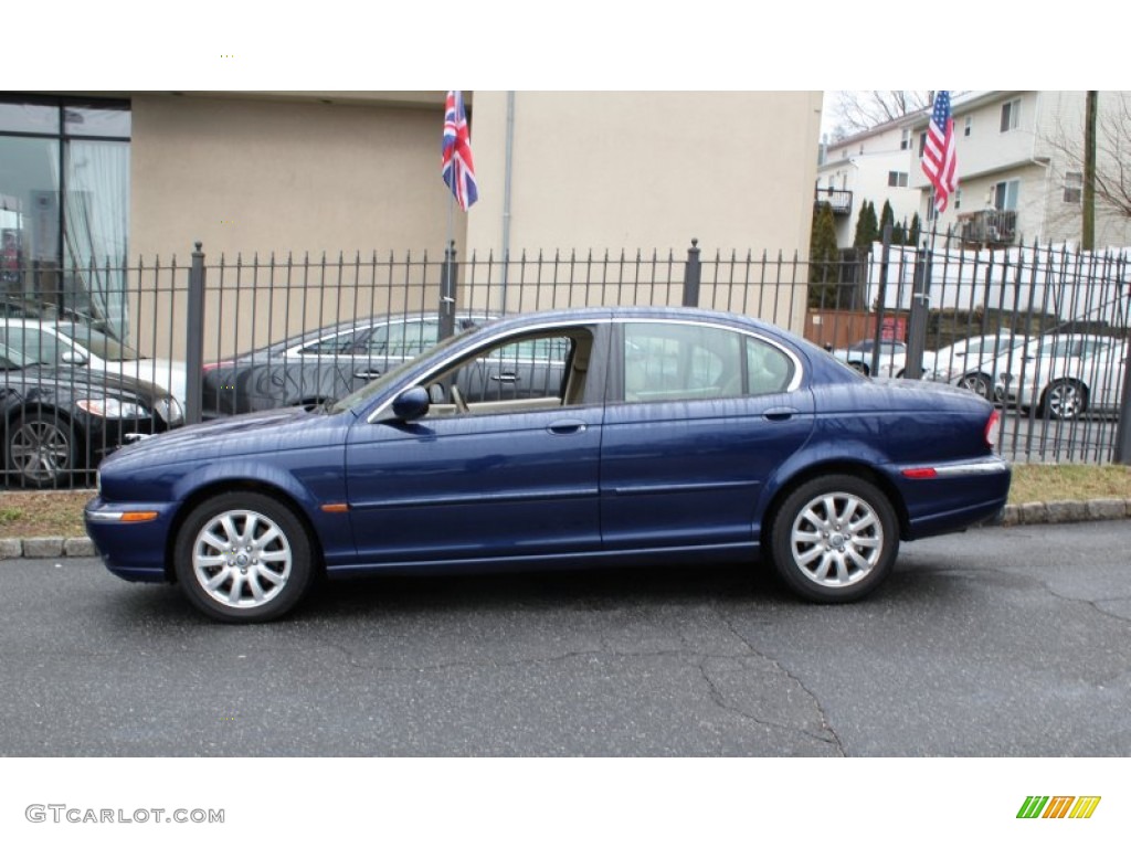 Pacific Blue Metallic 2002 Jaguar X-Type 2.5 Exterior Photo #76584223