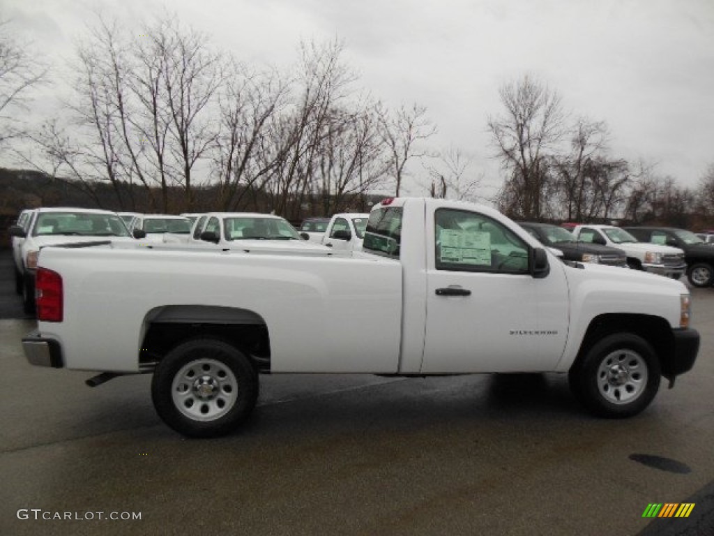 2013 Silverado 1500 Work Truck Regular Cab - Summit White / Dark Titanium photo #5