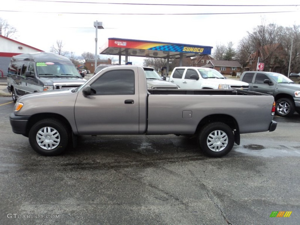 2001 Tundra Regular Cab - Thunder Gray Metallic / Oak photo #1