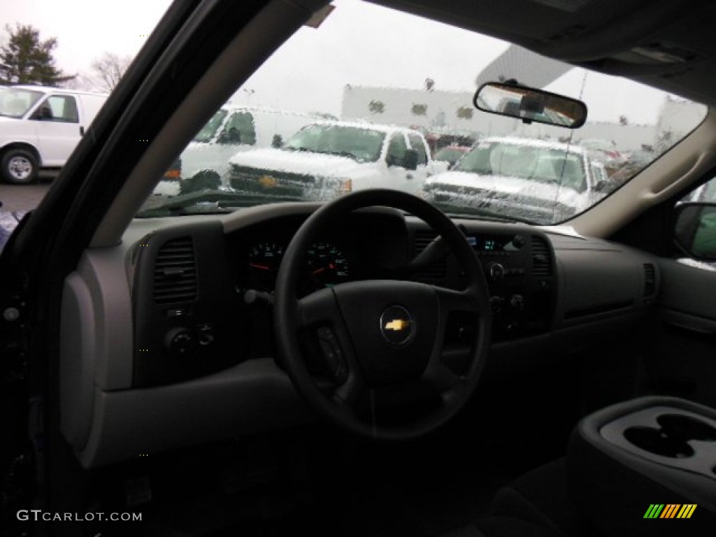 2013 Silverado 1500 Work Truck Regular Cab - Blue Topaz Metallic / Dark Titanium photo #10