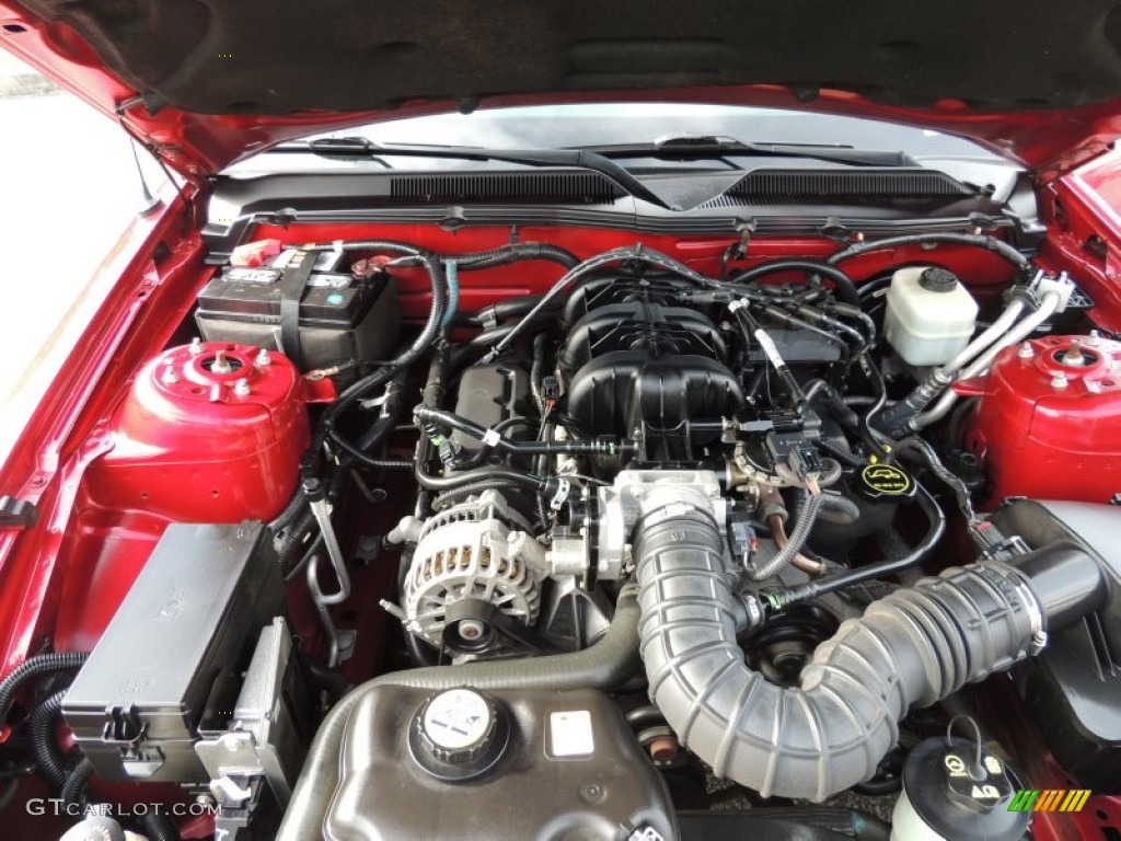 2007 Mustang V6 Premium Coupe - Redfire Metallic / Dark Charcoal photo #15
