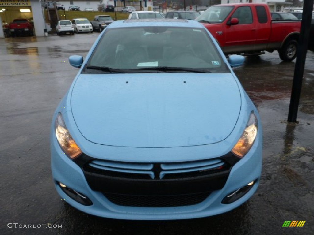 2013 Dart Rallye - Laguna Blue / Black/Light Diesel Gray photo #7