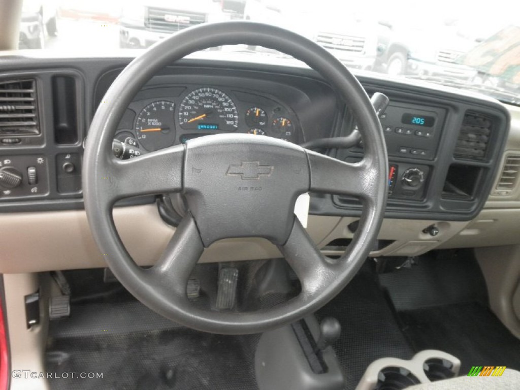 2005 Silverado 1500 Regular Cab 4x4 - Victory Red / Medium Gray photo #11