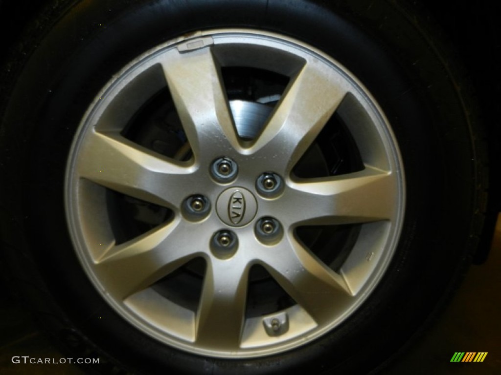 2011 Sorento LX AWD - Bright Silver / Black photo #9