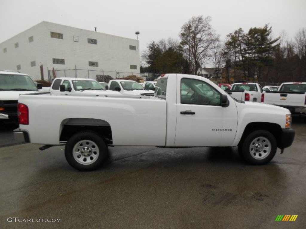 2013 Silverado 1500 Work Truck Regular Cab - Summit White / Dark Titanium photo #5