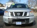 2010 Radiant Silver Nissan Titan LE Crew Cab 4x4  photo #2