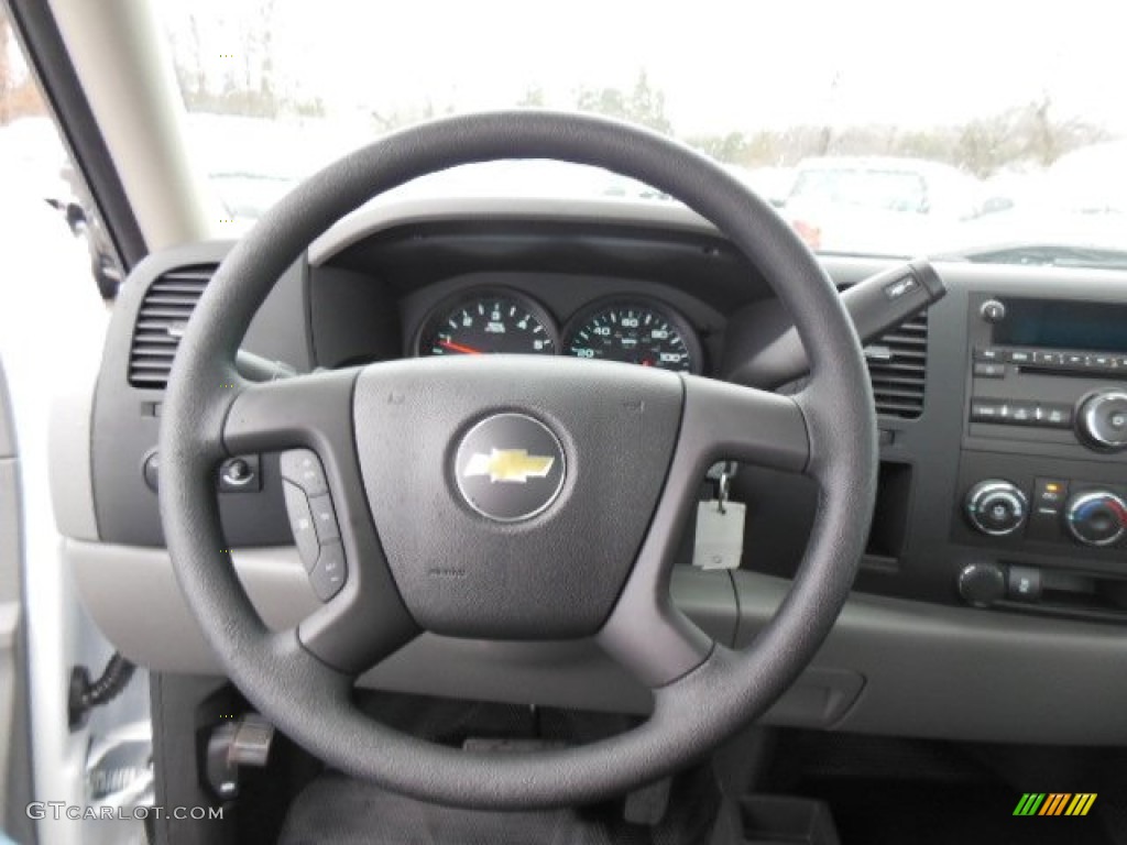 2013 Silverado 1500 Work Truck Regular Cab 4x4 - Summit White / Dark Titanium photo #17