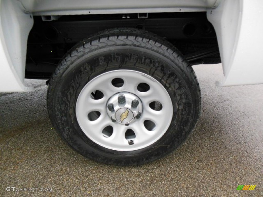 2013 Silverado 1500 Work Truck Regular Cab - Summit White / Dark Titanium photo #9