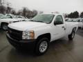 2013 Summit White Chevrolet Silverado 1500 Work Truck Regular Cab 4x4  photo #2