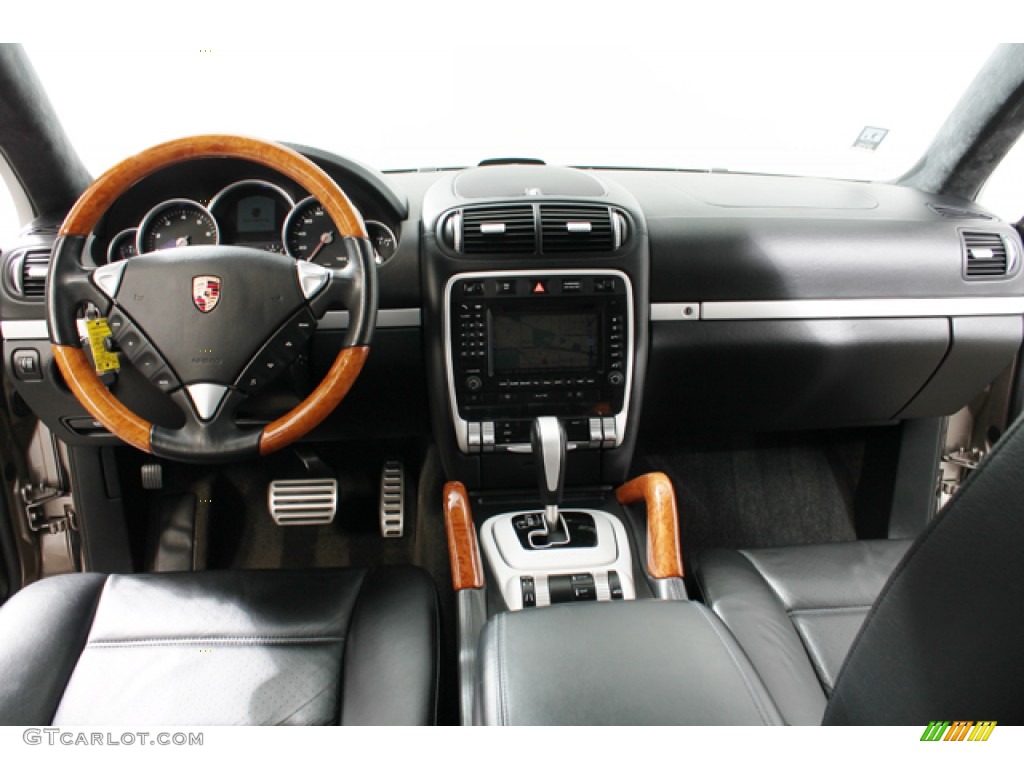2006 Porsche Cayenne Turbo S Black Dashboard Photo #76590400