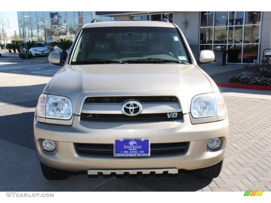 2007 Sequoia SR5 - Desert Sand Mica / Taupe photo #3