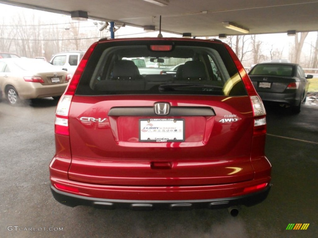 2010 CR-V LX AWD - Tango Red Pearl / Gray photo #5