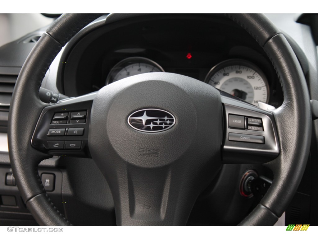 2012 Subaru Impreza 2.0i Sport Limited 5 Door Black Steering Wheel Photo #76591381