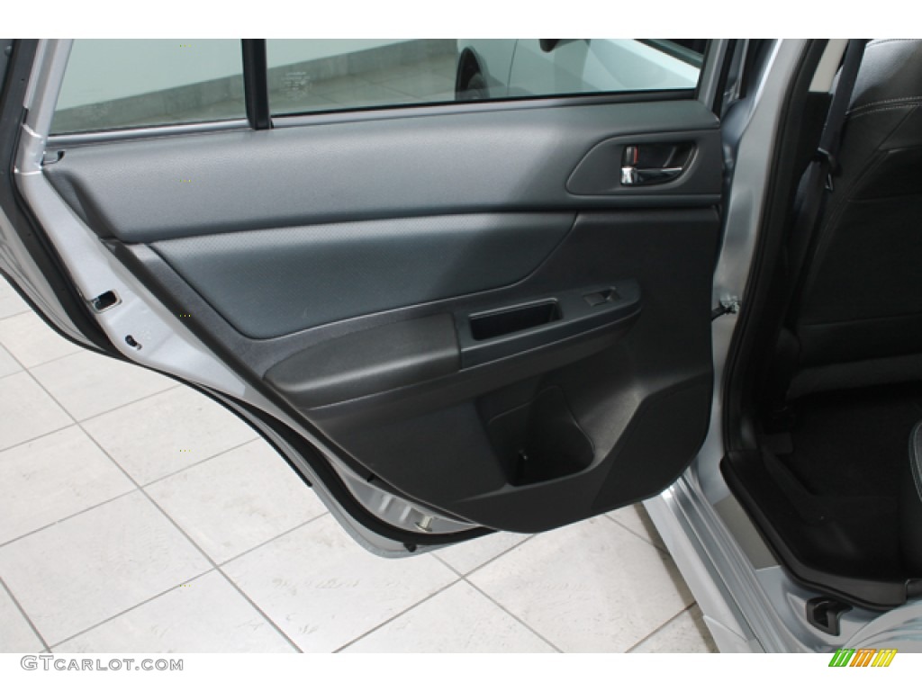 2012 Subaru Impreza 2.0i Sport Limited 5 Door Black Door Panel Photo #76591570
