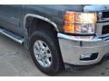 2011 Steel Green Metallic Chevrolet Silverado 2500HD LT Crew Cab 4x4  photo #10