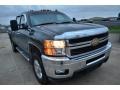 2011 Steel Green Metallic Chevrolet Silverado 2500HD LT Crew Cab 4x4  photo #11