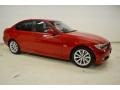 2009 Crimson Red BMW 3 Series 328i Sedan  photo #2