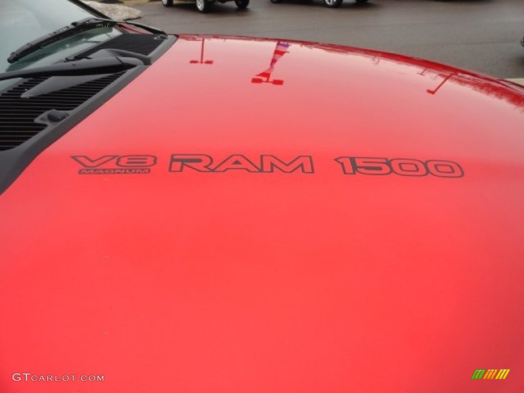 2007 Ram 1500 Big Horn Edition Quad Cab 4x4 - Flame Red / Medium Slate Gray photo #3