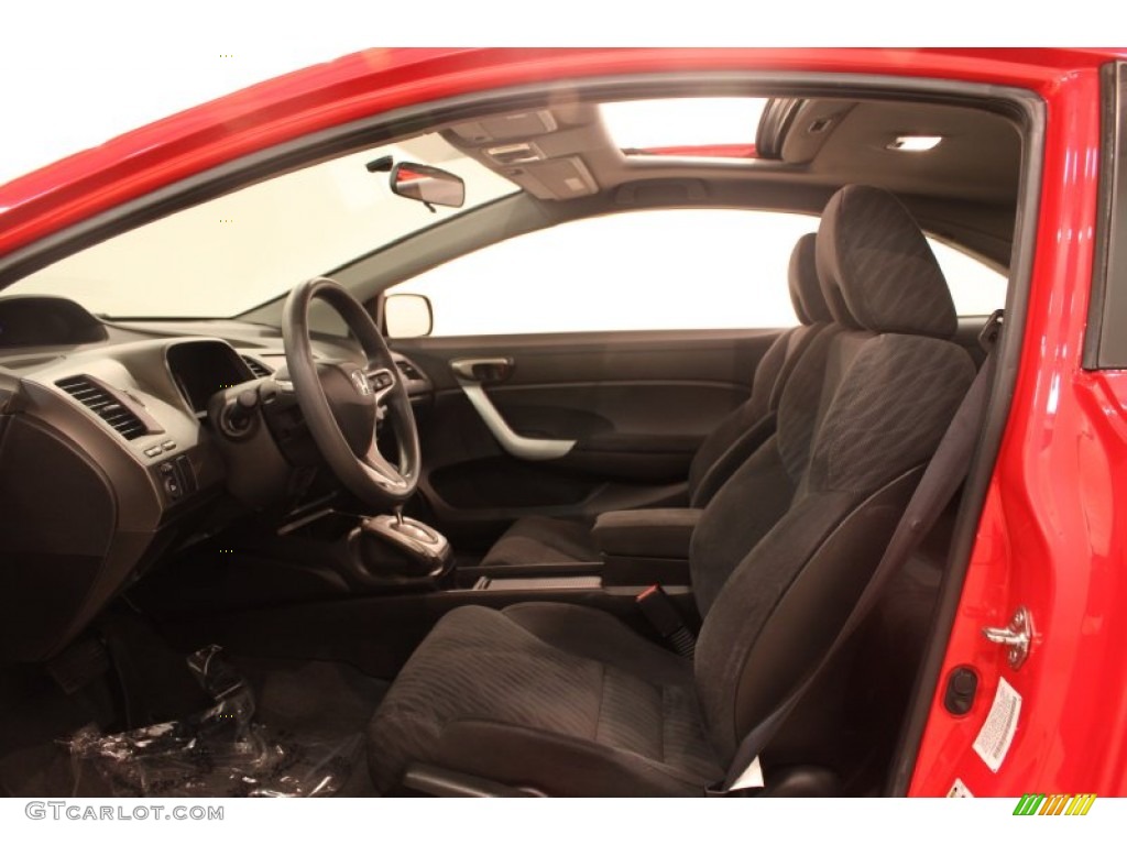 2009 Civic EX Coupe - Rallye Red / Black photo #5