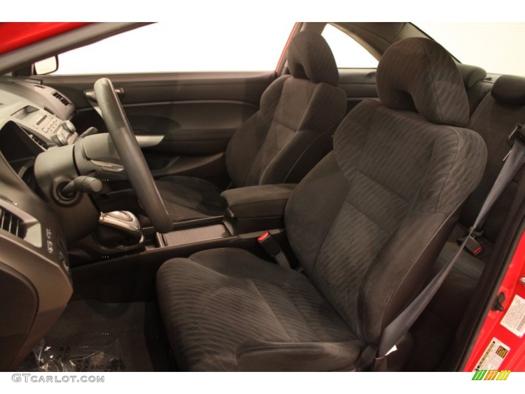 2009 Civic EX Coupe - Rallye Red / Black photo #6