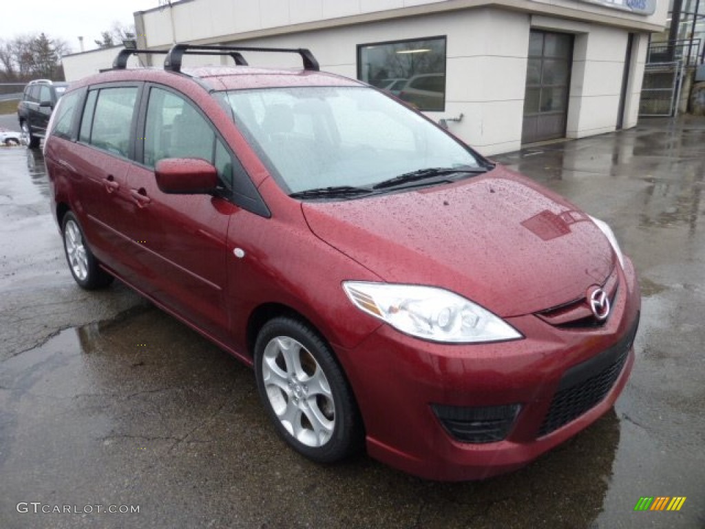 2008 MAZDA5 Sport - Copper Red / Sand photo #1