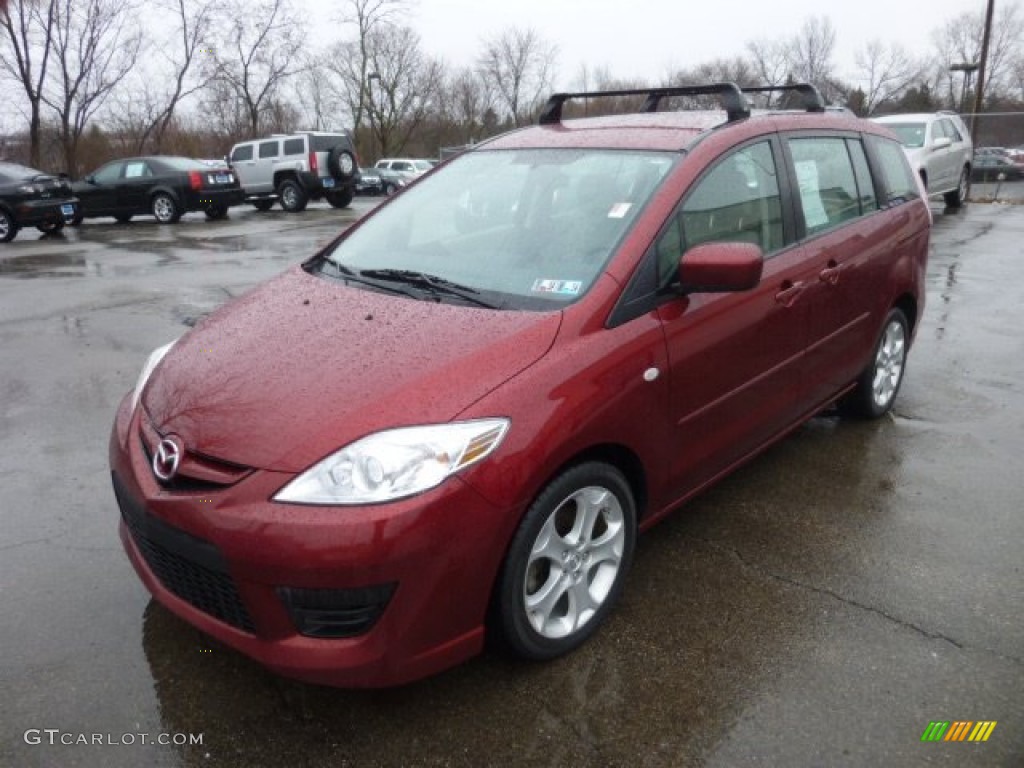2008 MAZDA5 Sport - Copper Red / Sand photo #3