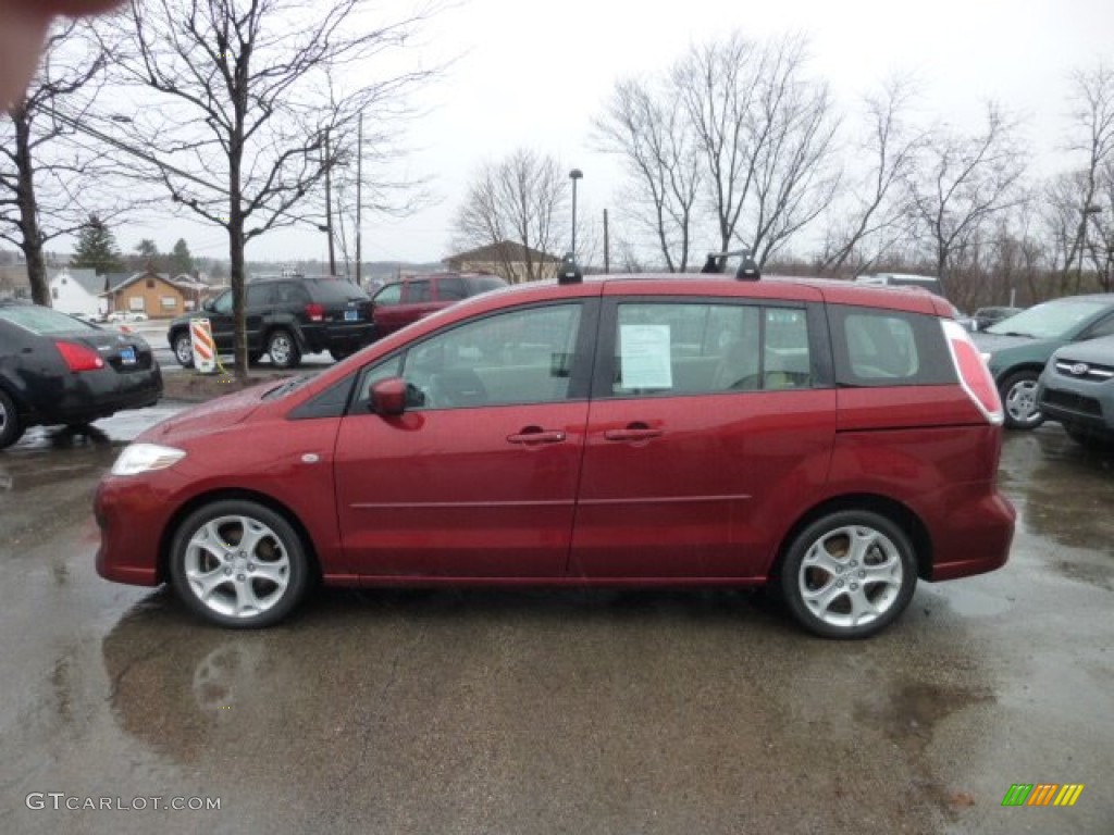 2008 MAZDA5 Sport - Copper Red / Sand photo #4
