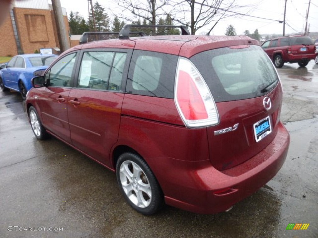 2008 MAZDA5 Sport - Copper Red / Sand photo #5