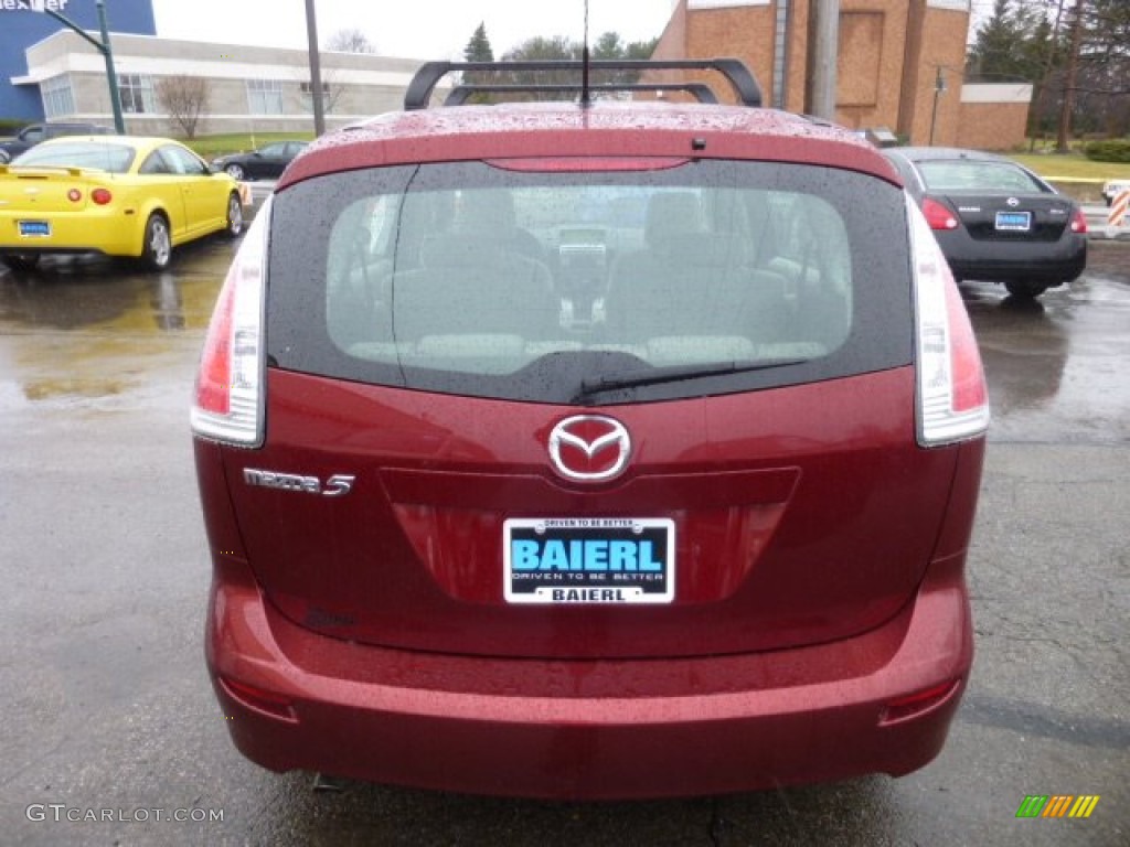 2008 MAZDA5 Sport - Copper Red / Sand photo #6