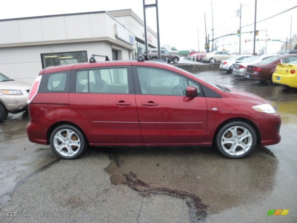 2008 MAZDA5 Sport - Copper Red / Sand photo #8