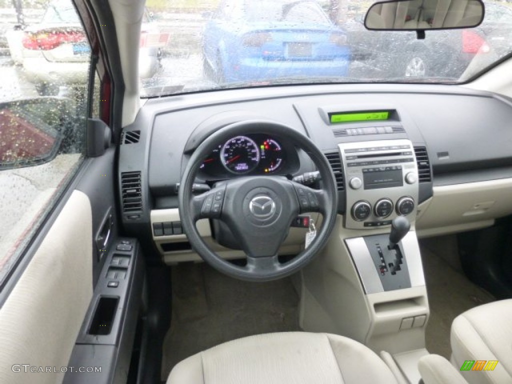 2008 MAZDA5 Sport - Copper Red / Sand photo #15