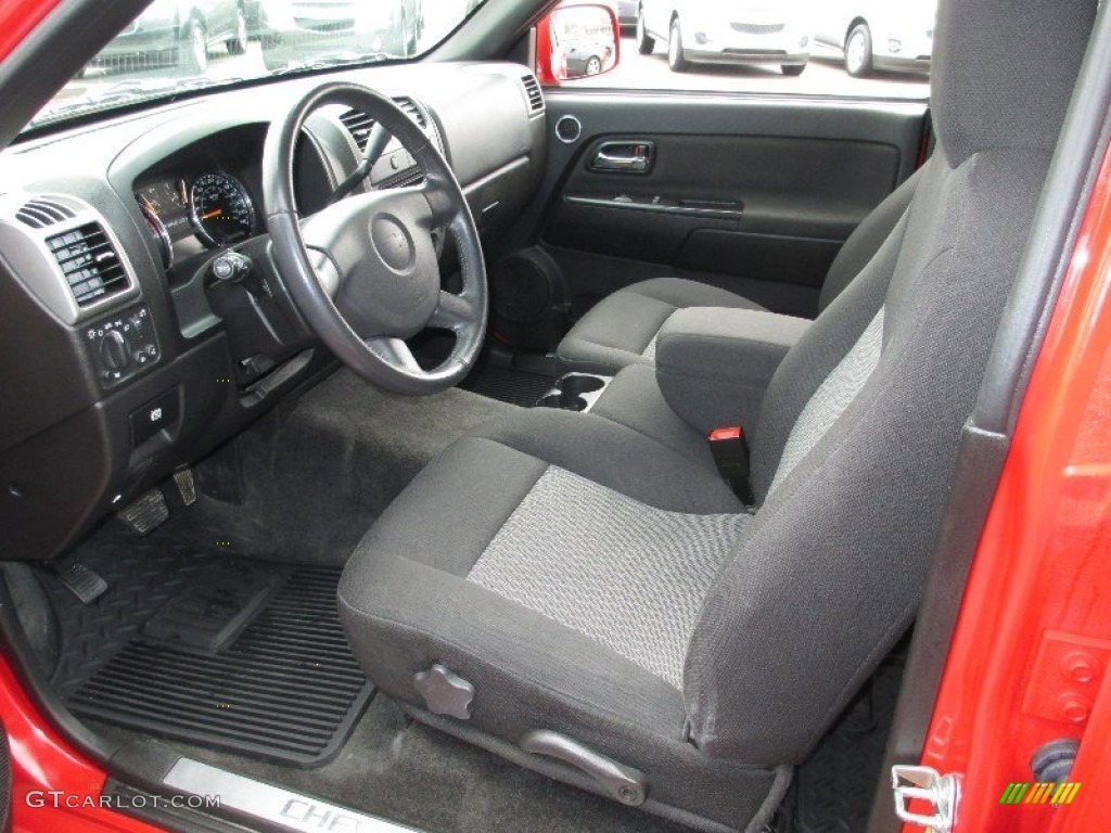 Ebony Interior 2011 Chevrolet Colorado LT Crew Cab Photo #76594060