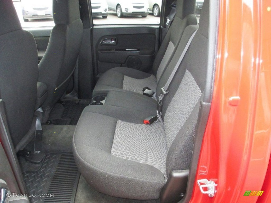 2011 Chevrolet Colorado LT Crew Cab Rear Seat Photo #76594078