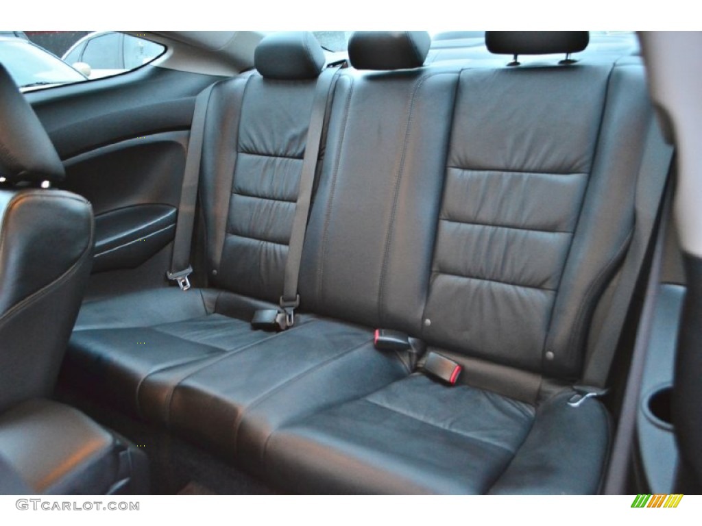 Black Interior 2010 Honda Accord EX-L V6 Coupe Photo #76594188