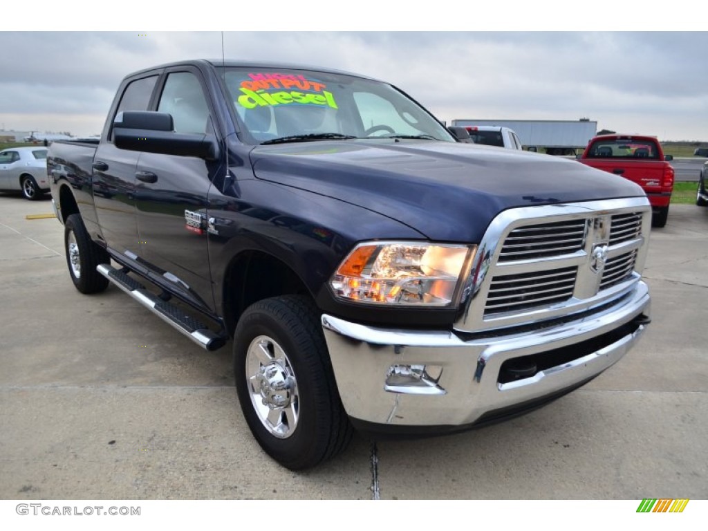 Midnight Blue Pearl 2012 Dodge Ram 2500 HD Big Horn Crew Cab 4x4 Exterior Photo #76594468