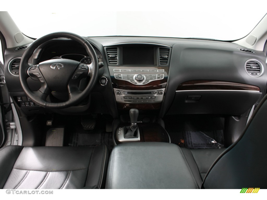 2013 Infiniti JX 35 AWD Graphite Dashboard Photo #76594726