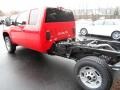 Fire Red - Sierra 2500HD Extended Cab 4x4 Chassis Photo No. 5