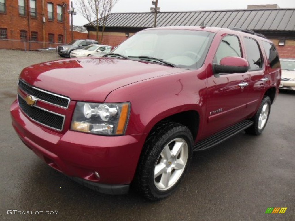 Sport Red Metallic 2007 Chevrolet Tahoe LTZ 4x4 Exterior Photo #76595107