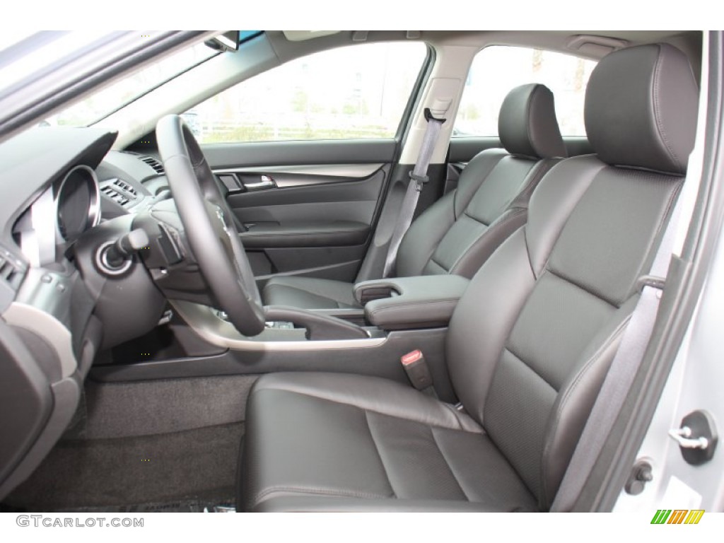 Ebony Interior 2013 Acura TL SH-AWD Advance Photo #76595125