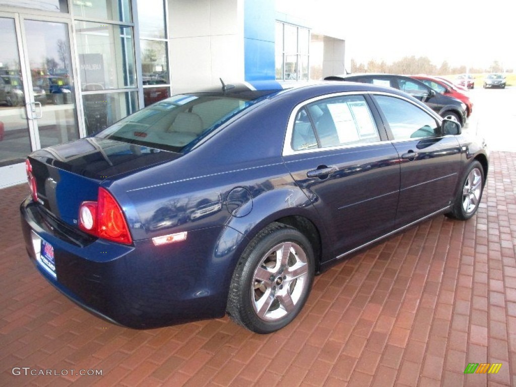 2008 Malibu LT Sedan - Imperial Blue Metallic / Titanium Gray photo #11