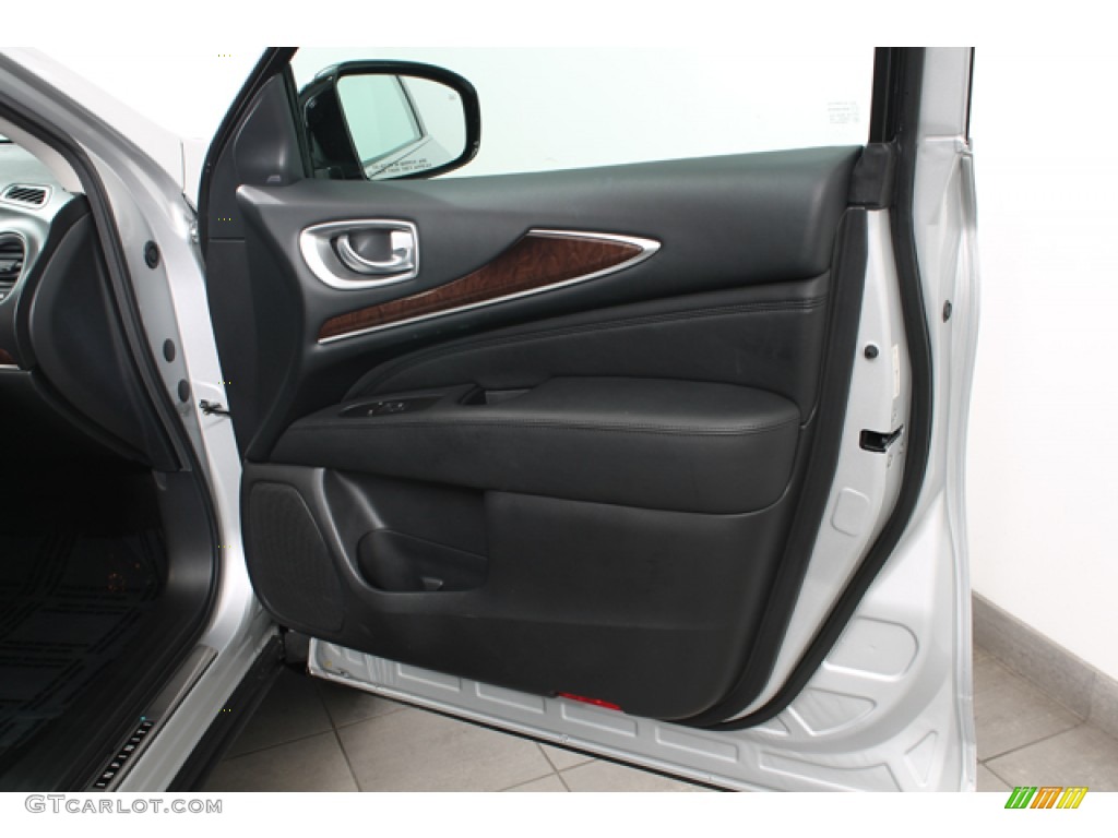 2013 Infiniti JX 35 AWD Graphite Door Panel Photo #76595281