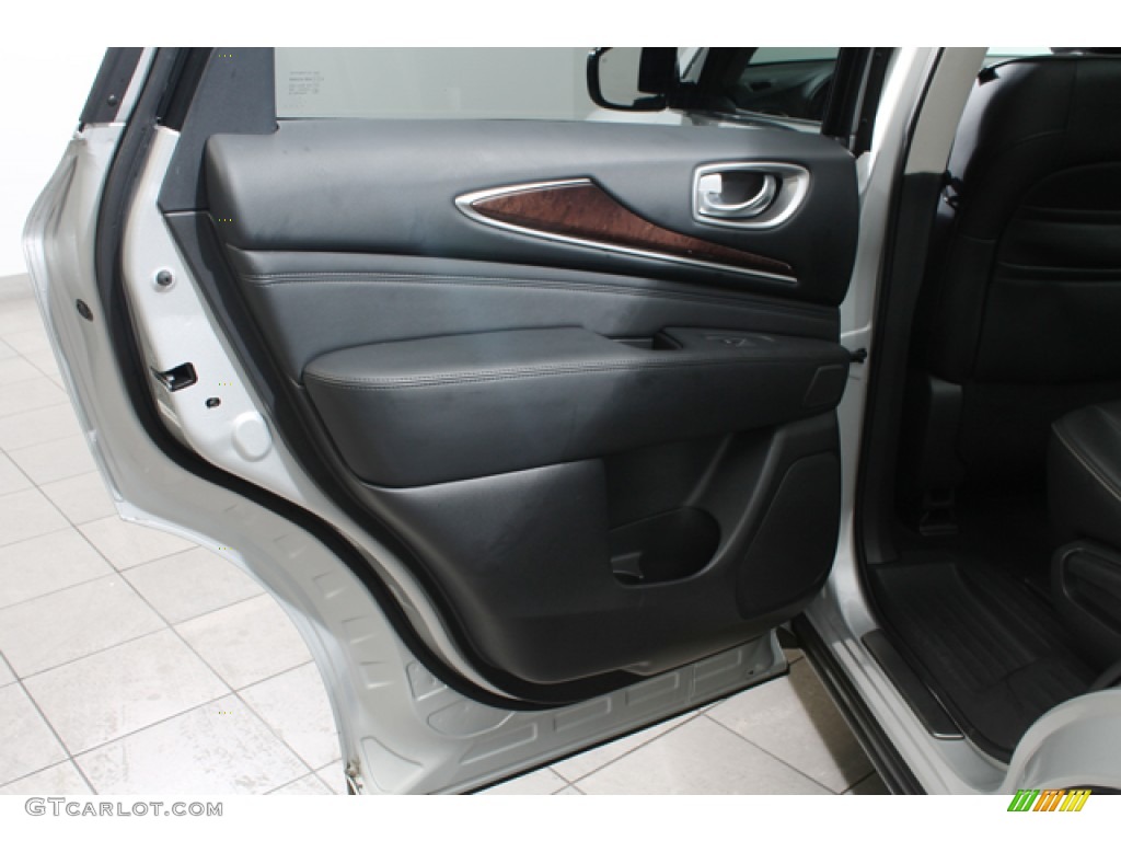 2013 Infiniti JX 35 AWD Graphite Door Panel Photo #76595340