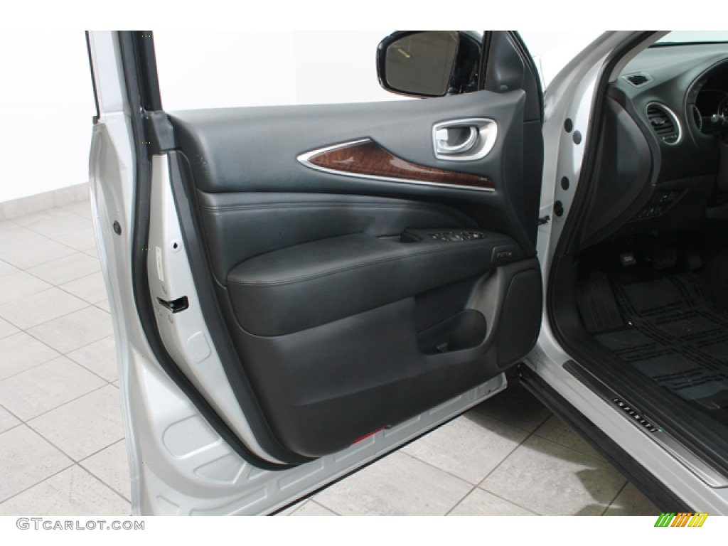 2013 Infiniti JX 35 AWD Graphite Door Panel Photo #76595373