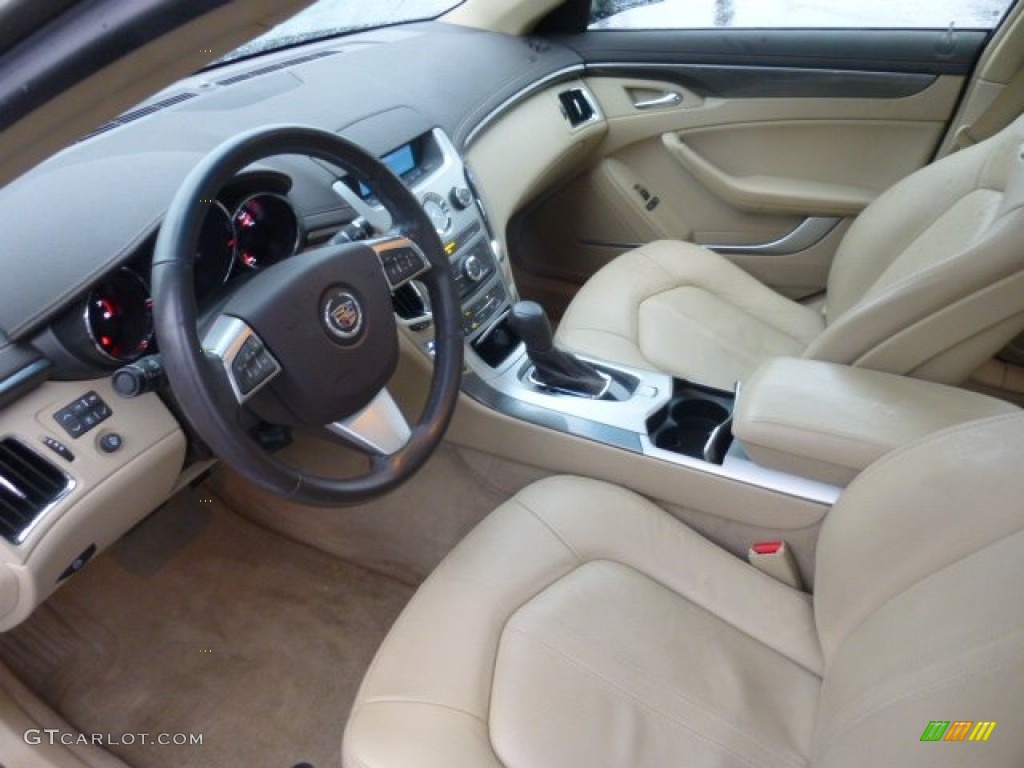 Cashmere/Cocoa Interior 2010 Cadillac CTS 4 3.6 AWD Sedan Photo #76595414