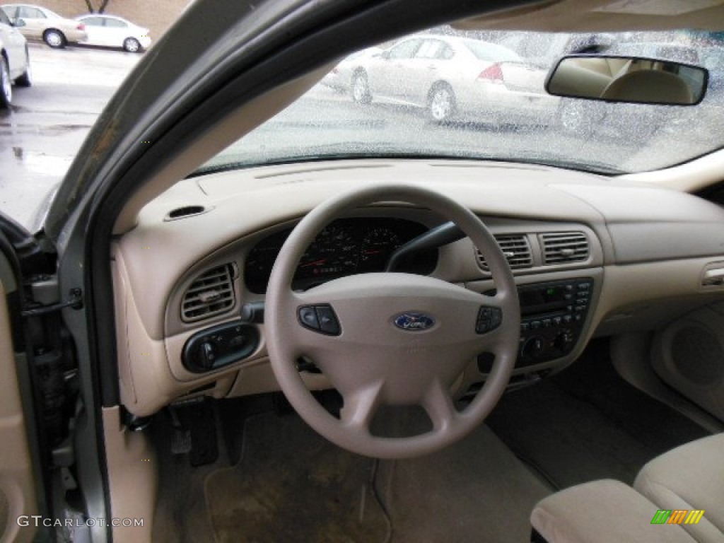 2003 Ford Taurus SES Medium Parchment Dashboard Photo #76596119