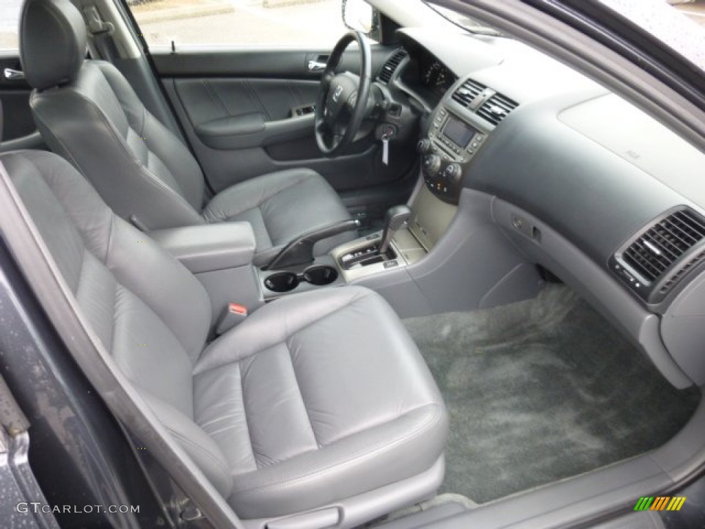 Gray Interior 2007 Honda Accord EX-L Sedan Photo #76596820