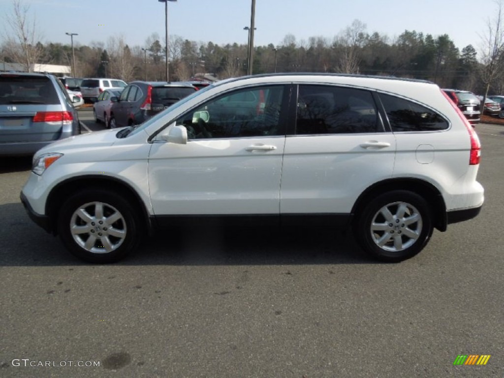 2007 CR-V EX-L - Taffeta White / Gray photo #3