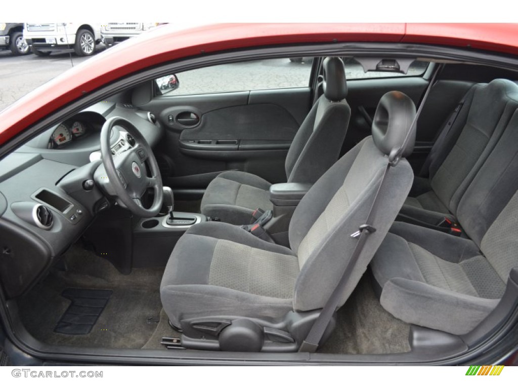 Black Interior 2005 Saturn ION 3 Quad Coupe Photo #76598736