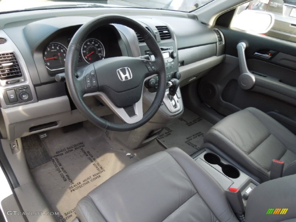 2007 CR-V EX-L - Taffeta White / Gray photo #23