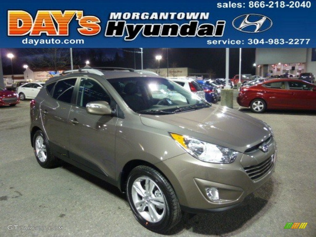 2013 Tucson GLS - Chai Bronze / Black photo #1